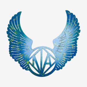 18 inch Metal NA Logo Wings