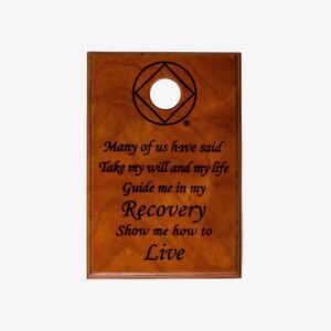 Medallion Holder Plaque - Third Step Prayer