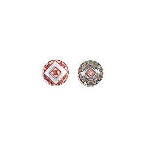 Tri-Plate Medallion – Burgundy