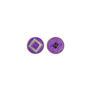 Tri-Plate Medallion – Violet