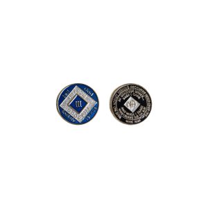 Tri-Plate Medallion – Blue